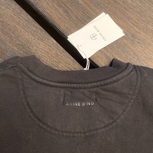 Anine Bing The Kenny Sweatshirt Gold Wings - Picture 4 of 4